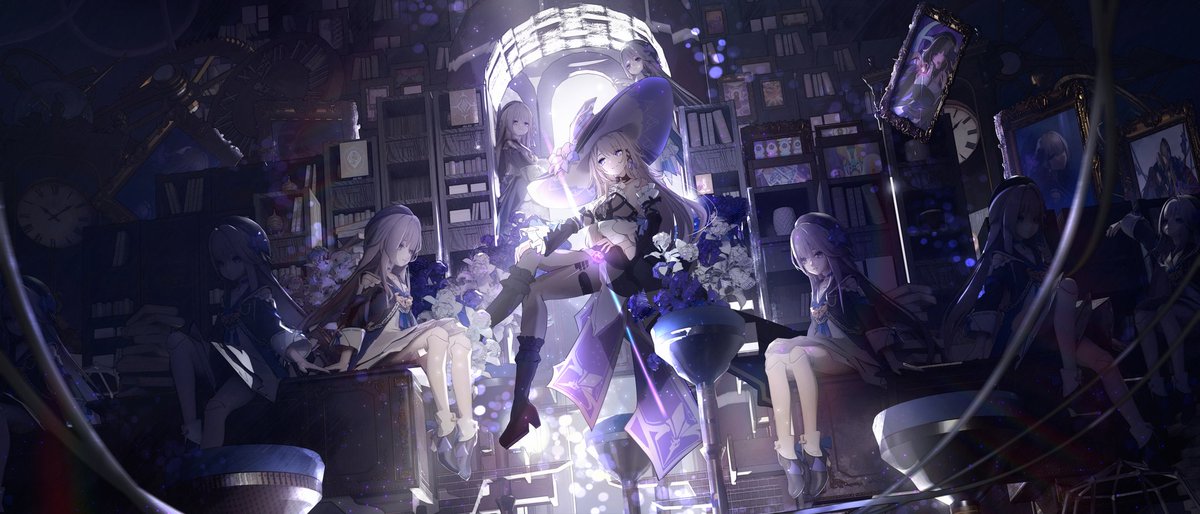 #崩壊スターレイル #HonkaiStarRail #TheHerta
“你问我这些东西都是我的藏品吗，废话，难道这都看不出来吗？”
“万物尺度皆为吾之所藏”——【转自：伟大的黑塔女士本人】