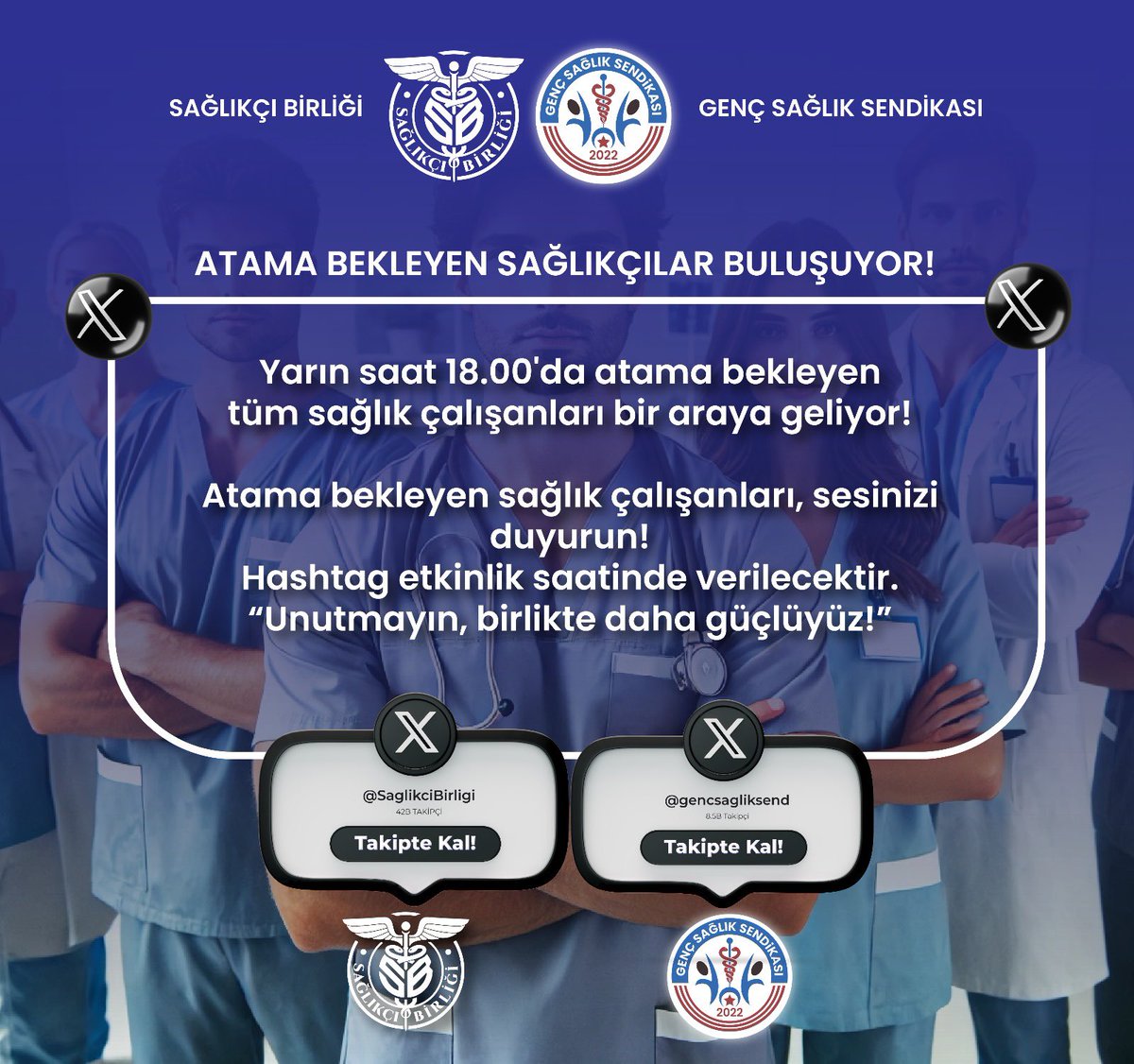 📣Ülkemizde meydana gelen yangın sebebiyle, bu akşam X üzerinden gerçekleştirilmesi planlanan etkinliğin, atama bekleyenlerin oy birliğiyle aldığı karar doğrultusunda yarın (Çarşamba) saat 18.00’de yapılmasına karar verilmiştir.