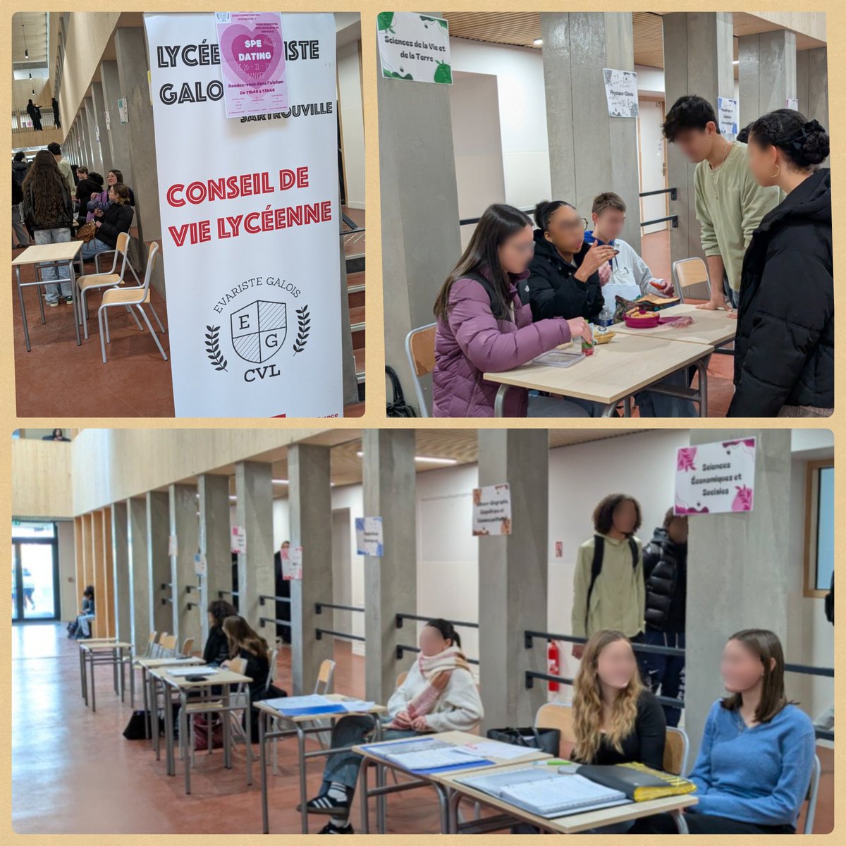 🎓 C'est parti pour le #SpéDating ! Nos élèves de #CycleTerminal viennent partager leurs expériences et guider les 2de dans leurs choix de spécialités. 🤝
➡️ Venez poser vos questions, découvrir les matières et construire votre avenir ! 🚀
#Orientation #CVL #Spécialités