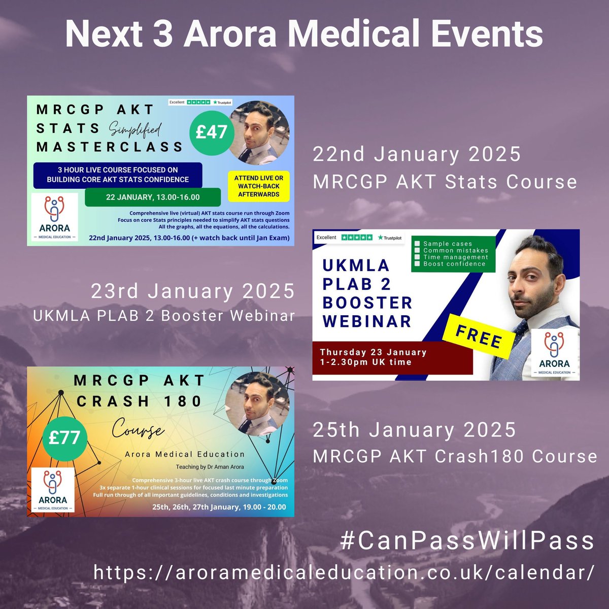 👉 Register for Upcoming Events &amp; Free Webinars: aroramedicaleducation.co.uk/calendar/

#CanPassWillPass #iWentWithArora