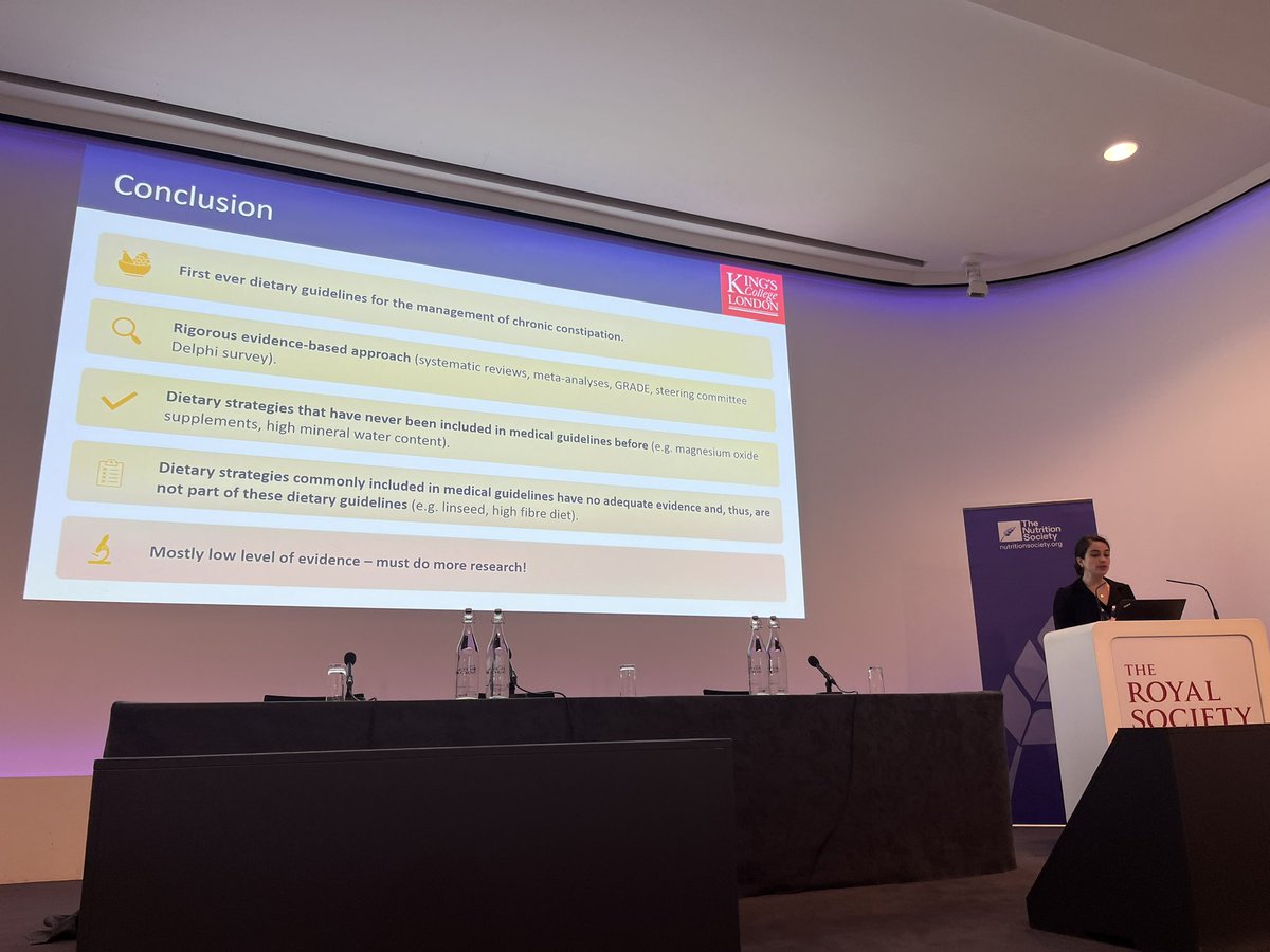 Kevin Whelan (@profwhelan) on Twitter photo Amazing summary of the first dietary guidelines for constipation based on meta-analysis of RCTs.
Presentation at #NSWinter25 by <a href="/EiriniDimidi/">Eirini Dimidi PhD RD</a> of work funded by <a href="/BDA_Dietitians/">British Dietetic Association</a> Amazing summary of the first dietary guidelines for constipation based on meta-analysis of RCTs.
Presentation at #NSWinter25 by <a href="/EiriniDimidi/">Eirini Dimidi PhD RD</a> of work funded by <a href="/BDA_Dietitians/">British Dietetic Association</a>