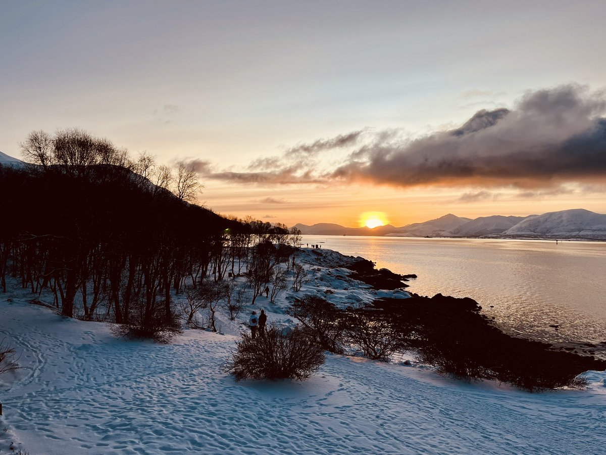 I finally saw the sun again after 2 months 🤩 #Tromsø