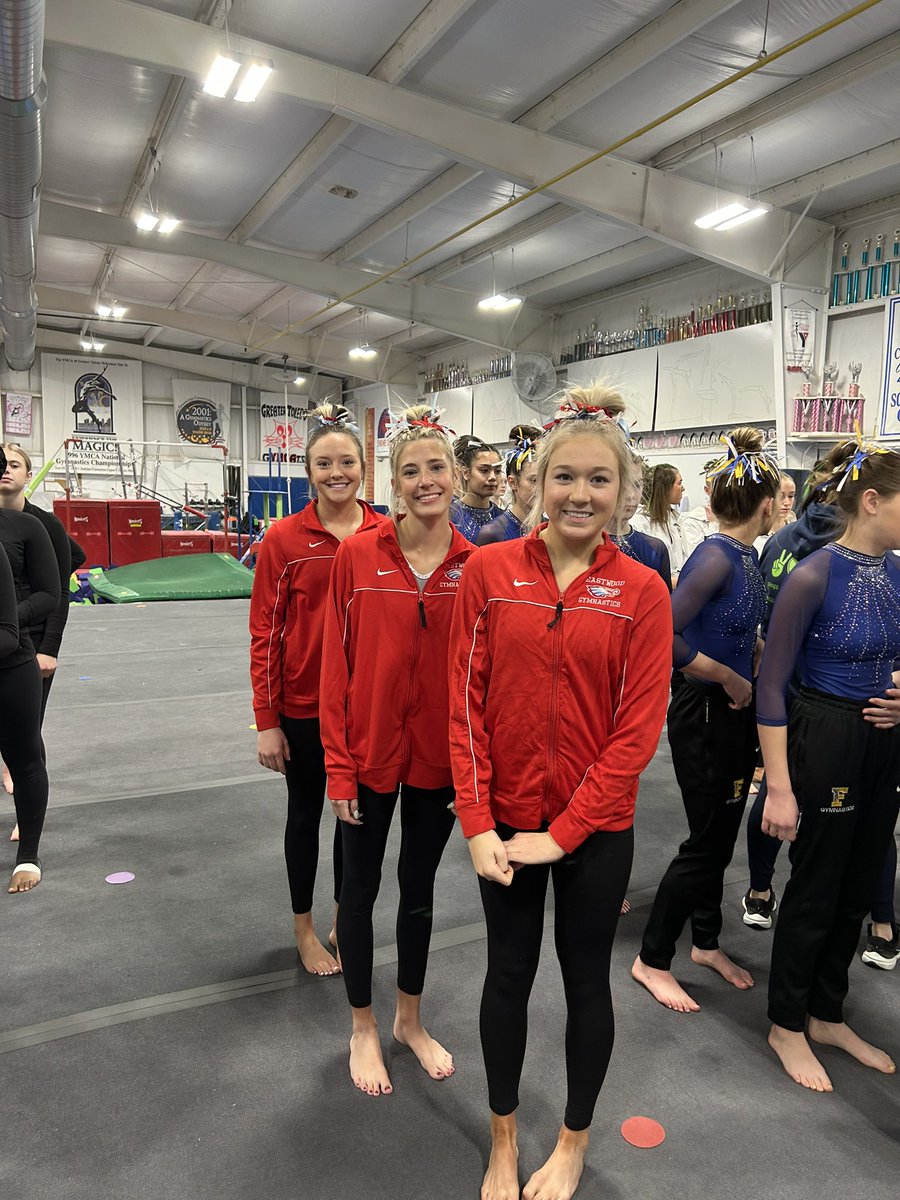 FlippingEagles's tweet photo. Our Eagle gymnasts took to the floor yesterday at the annual Noah’s Ninja’s Invite. They had an amazing meet! Mya took 1st AA, UB. Brooke took 1st on Floor and 2nd in the AA and V. Let’s keep this momentum moving into the end of the season! https://t.co/9wuK1R31Dt