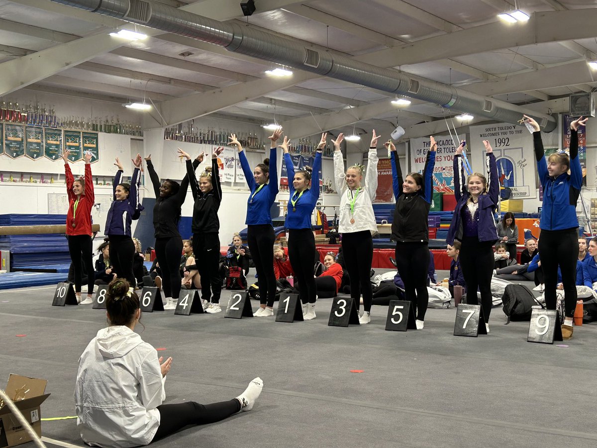 The girls rocked it at the annual Noah’s Ninja’s Invitational! We took 3rd as a team out of 8 in a very competitive field. They had their highest team score of the season with a 130.95 👏🏻 Shoutout to Mykaila for placing 7th on Beam and Kylie for placing 8th. Way to go ladies!