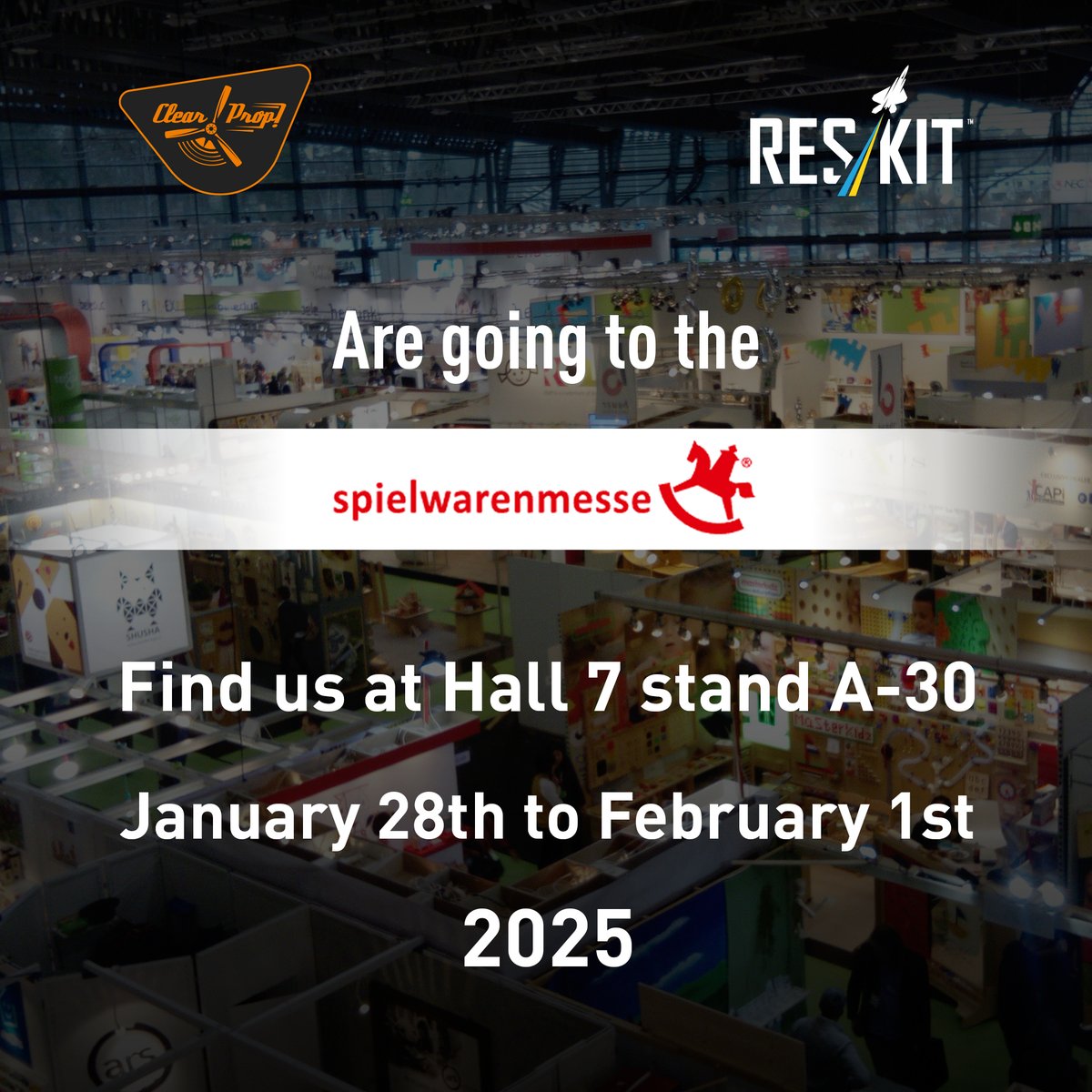 Clear Prop Models at Spielwarenmesse 2025!
We are excited to announce that Clear Prop Models will be participating in Spielwarenmesse 2025! This marks a significant milestone for us, and we are thrilled to share this experience with you.