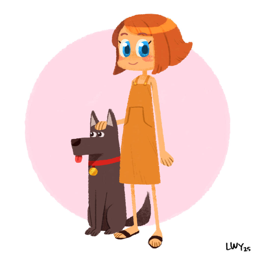 laxa88's tweet photo. Practice for children's book styled art.
#wyleong #children #childrenillustration #cute #dog #illustration #digitalart #artistsontwitter #イラスト #主線なしイラスト https://t.co/gR3n57t0TO