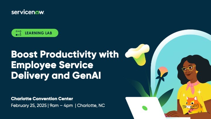 Charlotte community, don't miss Feb 25th! Join our hands-on learning lab, see how organizations can cut costs through greater operating efficiencies by delivering seamless employee and agent experiences powered by purpose-built workflows. ​RSVP: spr.ly/6010atfDr
