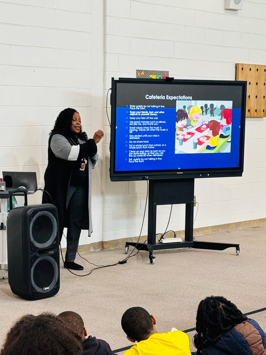 Our awesome administration leads the way into the second half of our school year. Dr. Richmond leads our parents and teachers in our school council meeting while Dr. Wright leads our students in our Great Expectations Assembly.