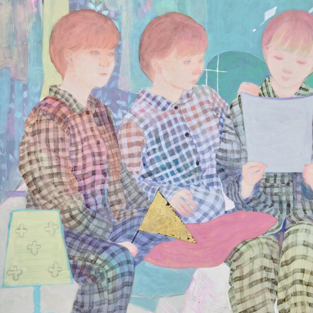 ymmrysk's tweet photo. 日展名古屋展
明日より始まります！
今年は初めて人物群像を描きました☺️
是非ご覧下さい✨

ꕤ︎︎ 2025.1.22.水～2.9日
※休館日 月曜日
10:00～18:00(入場は閉館30分前迄)
※ 金曜日は20:00迄、最終日は16:30迄
ꕤ︎︎  愛知県美術館ギャラリー(愛知芸術文化センター8階

 #art  #日本画 https://t.co/6m0SE99Bty