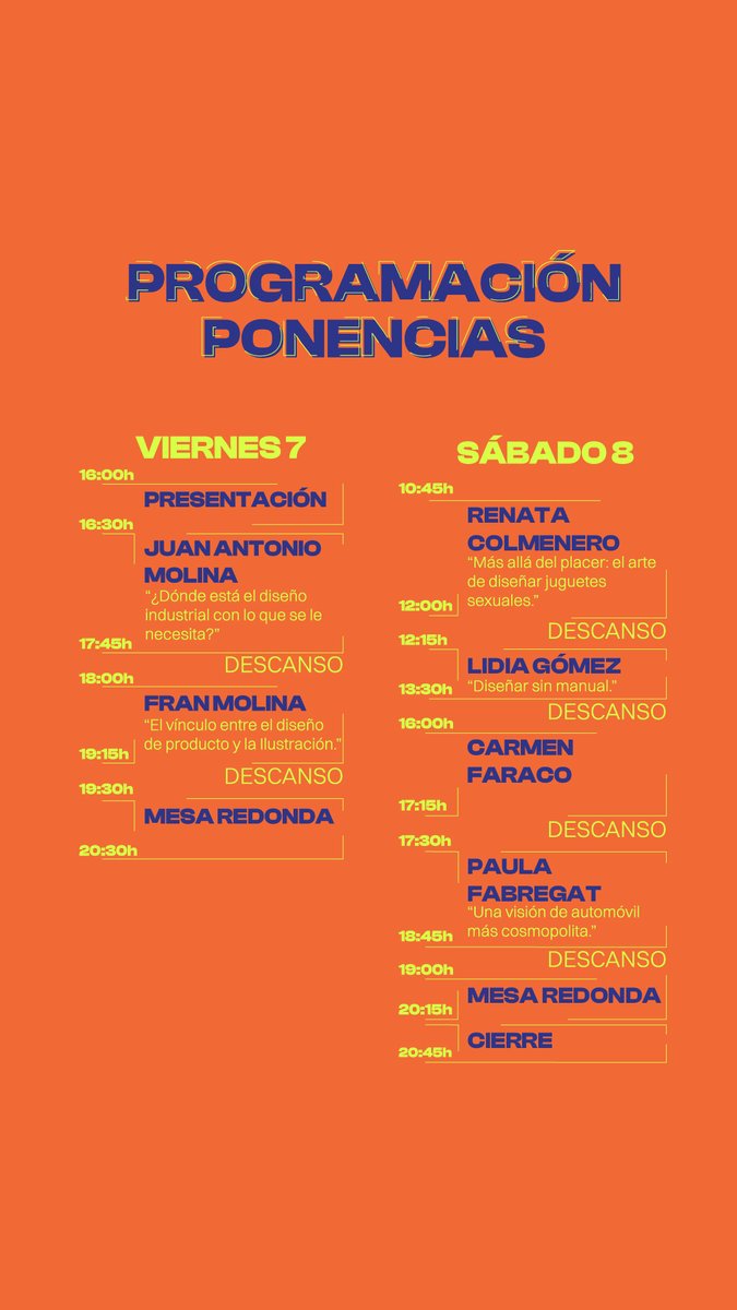 ¿¿Aún no sabés qué ponencias son cada día?? Aquí te dejo el programa de la 12SCD, ¡no te quedes sin tu entrada!