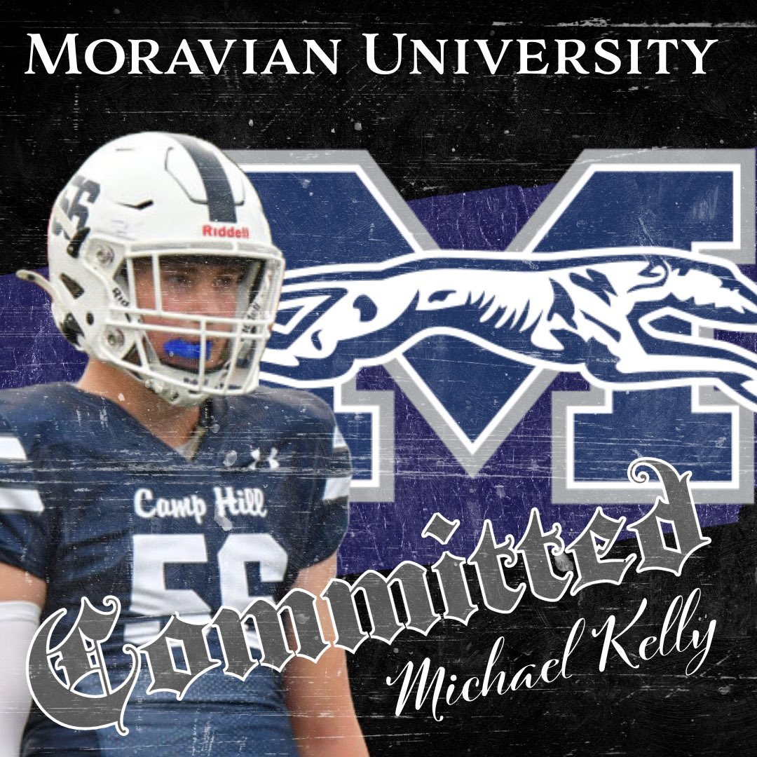 Michael Kelly (@john_mjkelly902) on Twitter photo Iβm proud to announce that Iβm continuing my athletic and academic
career at Moravian University!! <a href="/MoravianFB/">Moravian Football</a> <a href="/camphillfb/">Camp Hill Football www.camphillfootball.com</a> #HoundEm Iβm proud to announce that Iβm continuing my athletic and academic
career at Moravian University!! <a href="/MoravianFB/">Moravian Football</a> <a href="/camphillfb/">Camp Hill Football www.camphillfootball.com</a> #HoundEm