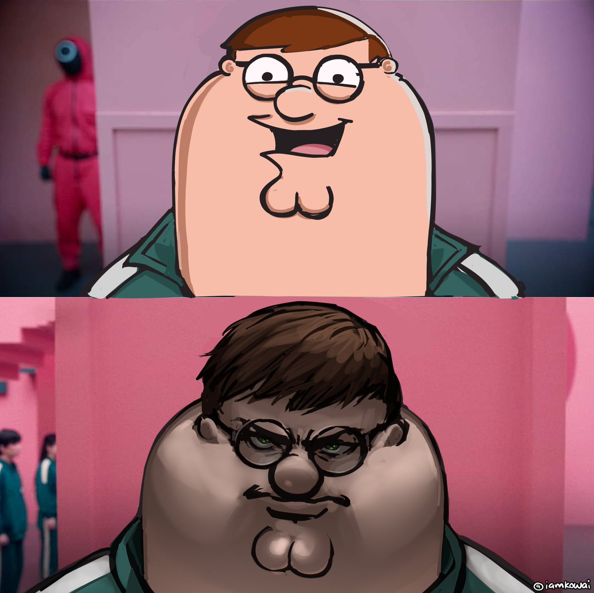 hey lois remember the time i signed up for squid game?