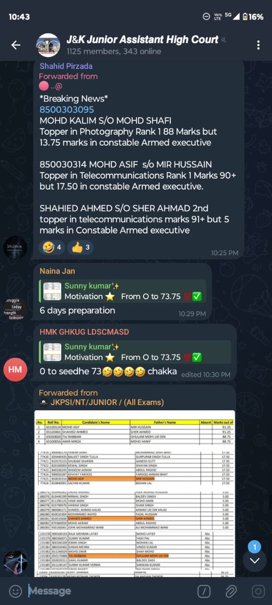 There are allegations of irregularities in Constable photographer entrance, I hope the inquiry is setup as soon as possible. Till then I am collecting more details
<a href="/OmarAbdullah/">Omar Abdullah</a> <a href="/Surinderch55/">Surinder Choudhary</a> 
<a href="/sakinaitoo/">Sakina Itoo</a> <a href="/jkssbofficial/">JKSSB Official</a>
