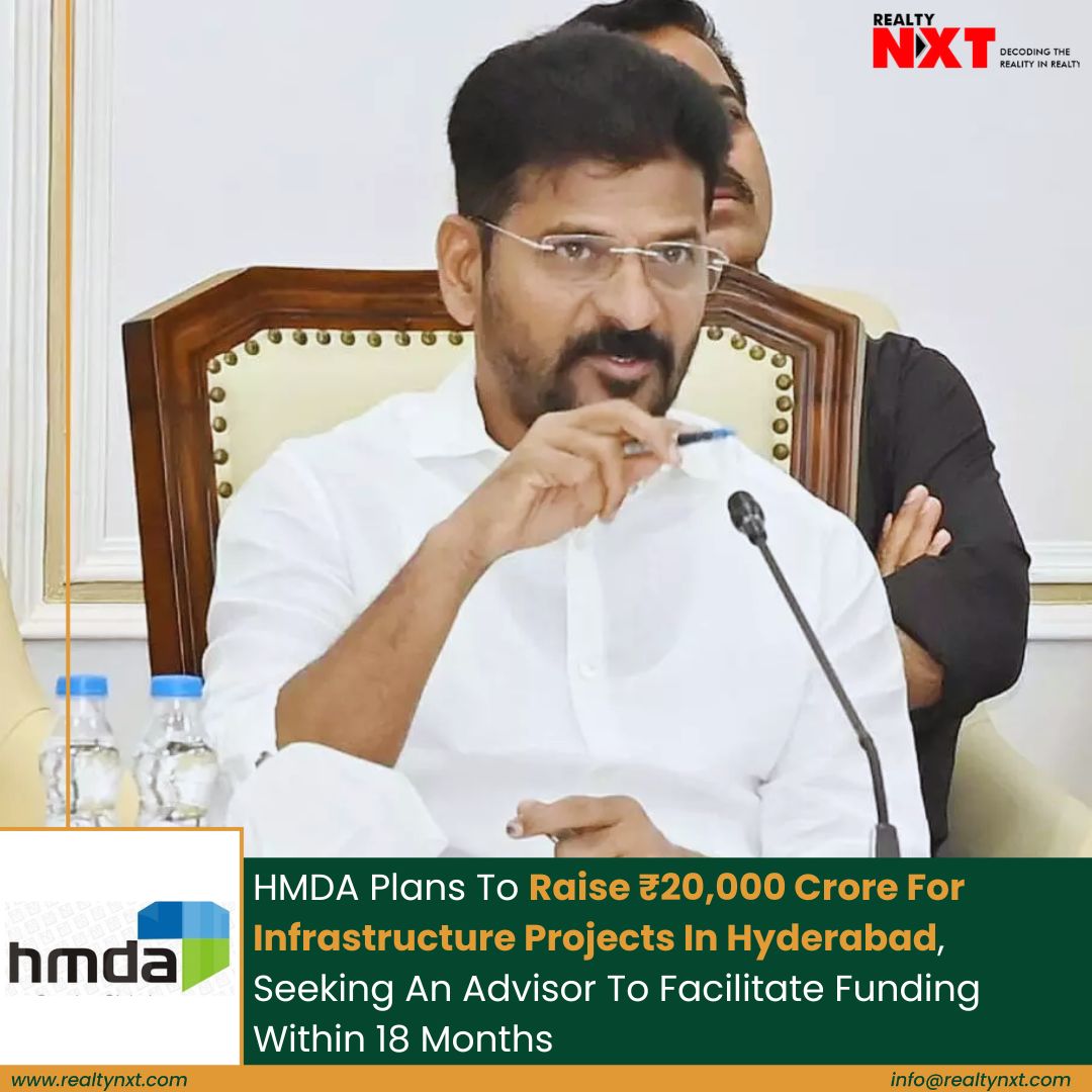 RealtyNXT's tweet image. #News | #HMDA aims to raise ₹20,000 crore for various #InfrastructureProjects in the city. They have invited expressions of interest to appoint an advisor-cum-merchant banker to assist in the process within 18 months
#RealtyNXT #Hyderabad #Funding #Investment #UrbanDevelopment