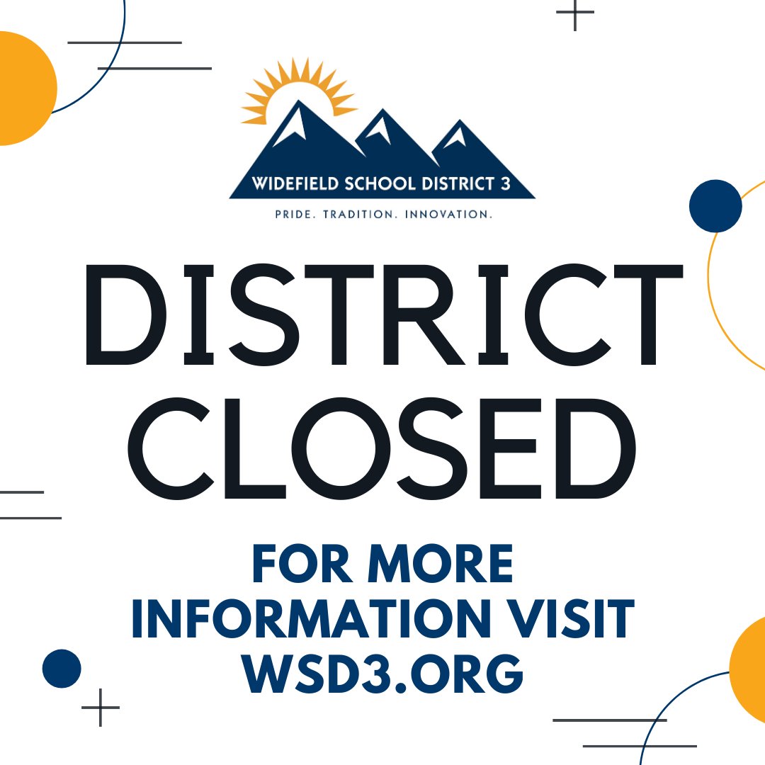 WSD3 is closed  Jan. 21 due to extreme cold temperatures. <a href="/KKTV11News/">KKTV 11 News</a> <a href="/KOAA/">KOAA News5</a> <a href="/KRDO_13/">KRDO13</a> <a href="/FOX21News/">FOX21 News</a> <a href="/csgazette/">The Gazette</a>