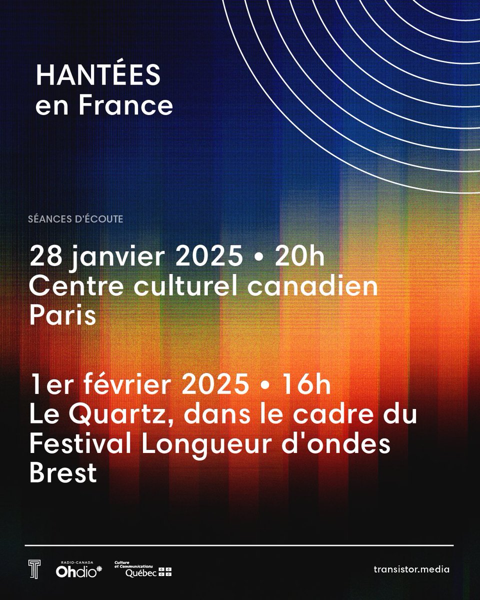 SORTIE EUROPÉENNE ✈️
À la fin du mois, notre directeur artistique <a href="/julienmori7/">Julien Morissette</a>  et notre productrice au contenu Audrey Blackburn s'envoleront pour la France!

🎧 Au programme : <a href="/cc_canadien/">Centre culturel canadien/Canadian Cultural Centre</a> + <a href="/LDOndes/">Longueur d'ondes</a> 

Ce projet est rendu possible grâce au <a href="/MCCQuebec/">Culture Québec</a> #CultureQc #CultureQcMonde