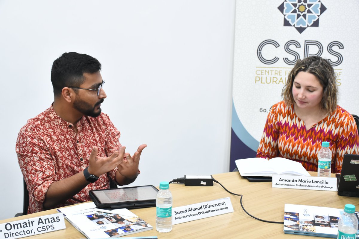 cspsindia's tweet image. Grateful for an enriching discussion on Pious Labor by Amanda Marie Lanzillo!

Exploring faith, craftsmanship, and innovation in colonial India with brilliant insights from our speakers &amp;amp; attendees.

Thank you all for joining! 🙌

#CSPS #PiousLabor #BookDiscussion…