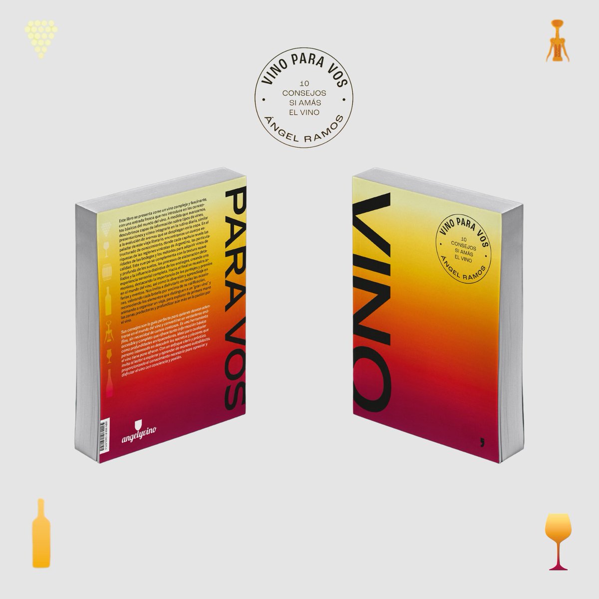 Feliz de anunciar la preventa de mi primer libro sobre vinos: VINO PARA VOS
Era hora de compartir mi recorrido, mis descubrimientos y aprendizajes con todo aquel que esté dispuesto a embarcarse en un viaje de ida hacia el corazón del vino.
👉vinoparavos.empretienda.com.ar