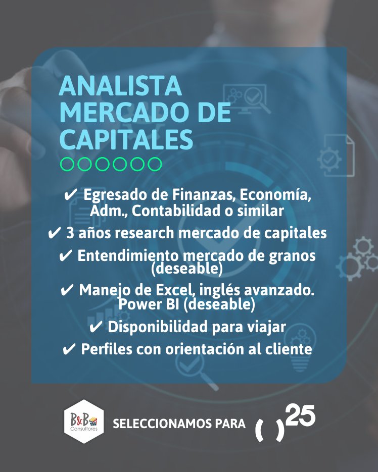 ByBConsultores_'s tweet photo. Seleccionamos para Fyo:
➡️ ANALISTA DE CONSULTORÍA
https://t.co/SE3KGni7zI
➡️ ANALISTA MERCADO DE CAPITALES
https://t.co/vW4hsrnVGz

Para postularte ingresá al link de la/s vacante/s y carga tu CV 🙌

#oportunidadeslaborales #agro #puestotrabajo #cv #analista #bybconsultores https://t.co/olfWkrWtY4