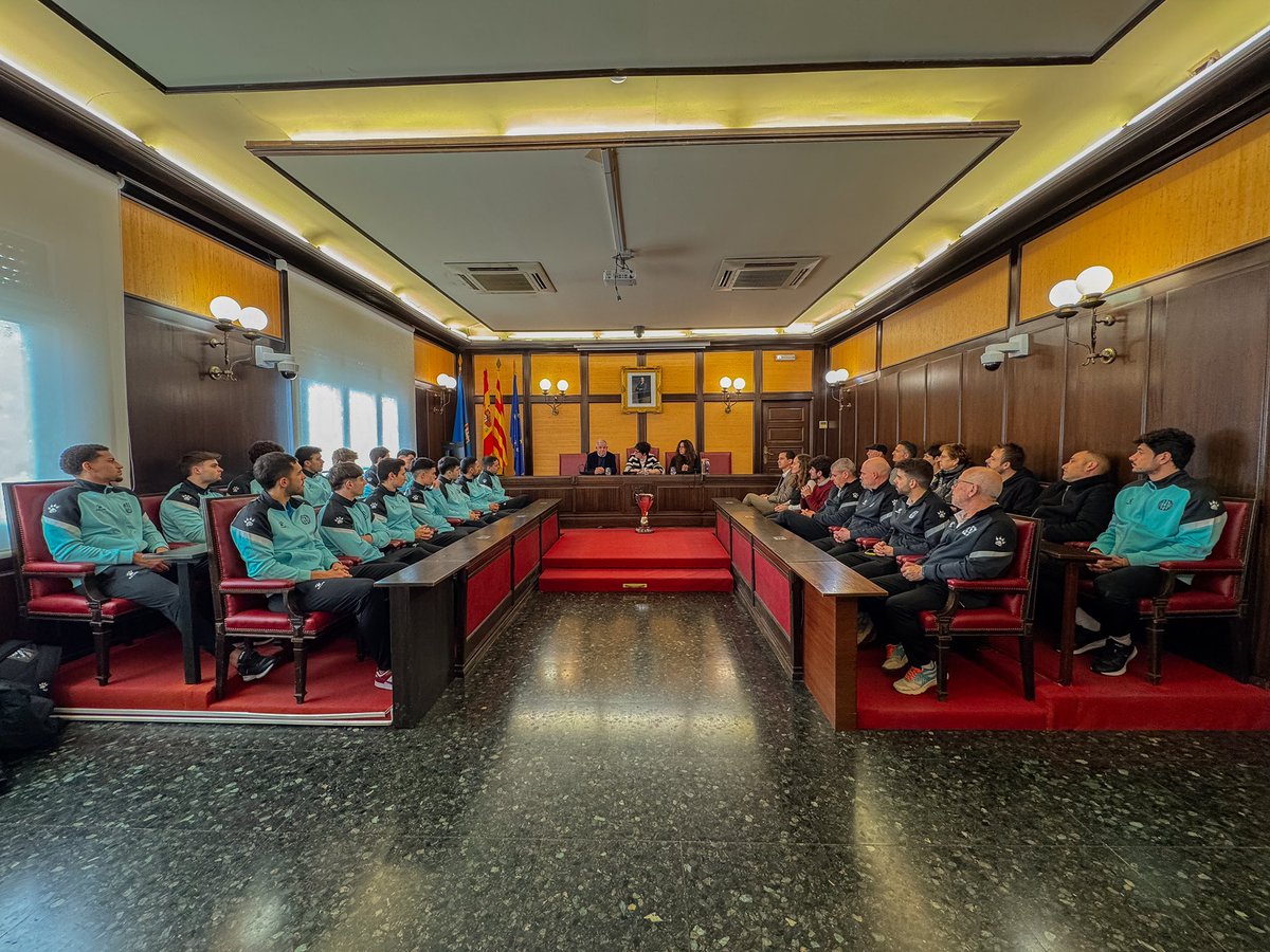 • Copa Catalunya •

Avui hem tingut l’honor de fer la recepció institucional a <a href="/fsalagarcia/">Industrias Santa Coloma</a> després de la seva brillant victòria el passat 30 de desembre, on es van proclamar campions de la merescuda Copa Catalunya.