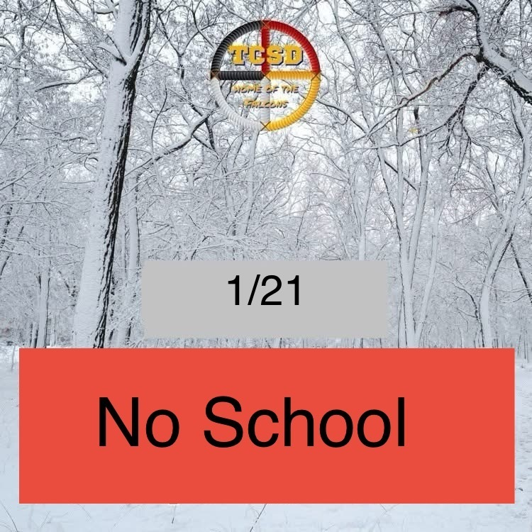TCSDK12's tweet photo. 🚨 School Closure Announcement 🚨
Due to extreme cold temperatures and transportation issues, all Todd County Schools will be closed today, Januart 21 . Please stay warm and safe.b Thank you for your understanding! ❄️ https://t.co/uqGpE7E1nn
