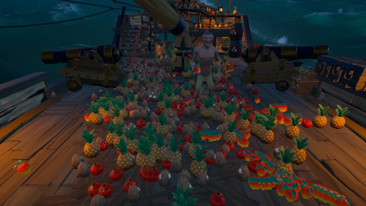 Fruit salad boat #SeaOfThieves (vid tmrw)