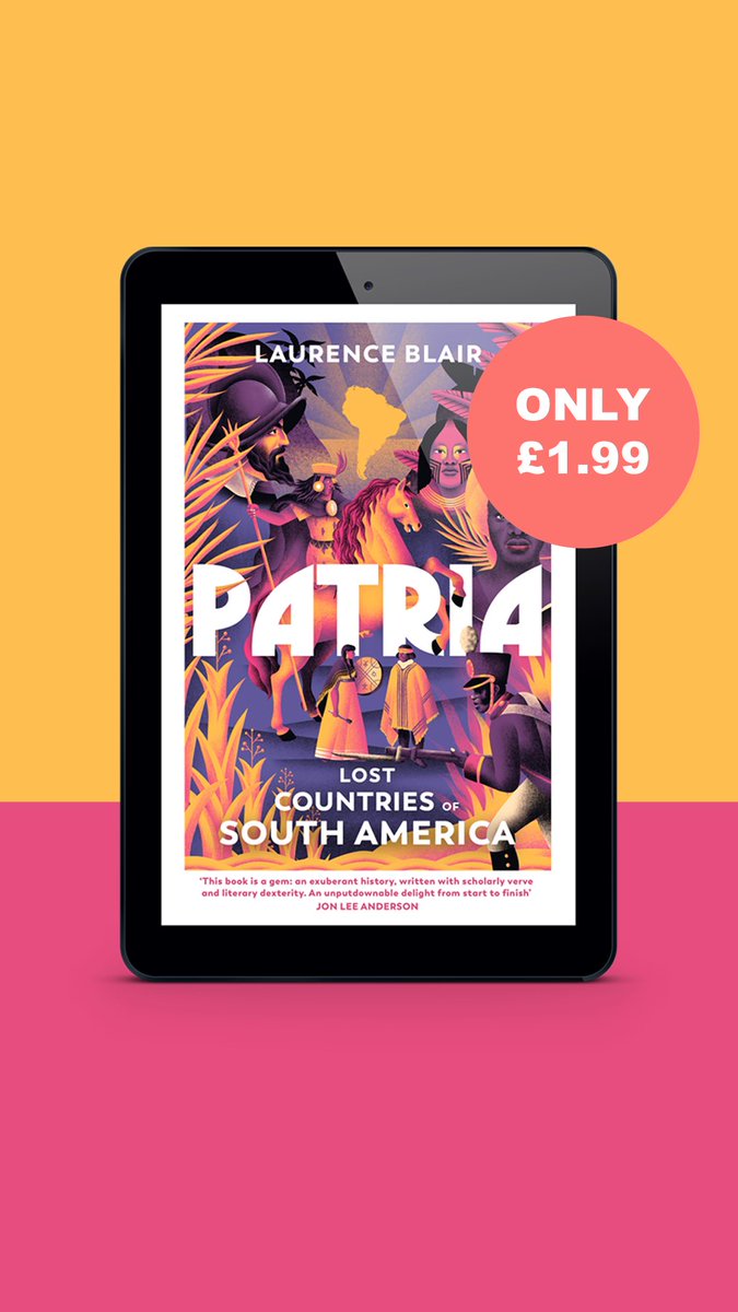 laurieablair's tweet image. I’m reliably informed that PATRIA is currently a Kindle Daily Deal!
Hundreds of years of South American history at your fingertips for just £1.99
Tap the link to claim this absolute OFERTÓN: tinyurl.com/PatriaKindleDe…