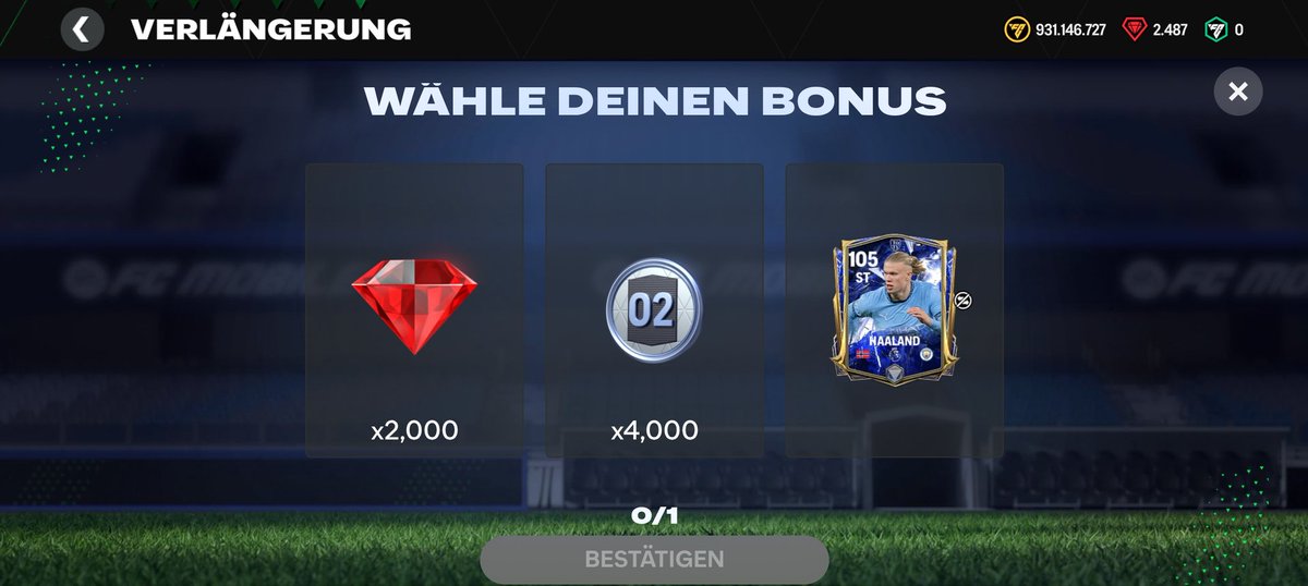 Fm44Lars's tweet photo. Thx for 2000 Gems 😊 @EASFCMOBILE @EAFCMobileForum https://t.co/ZW4IE4DSuu