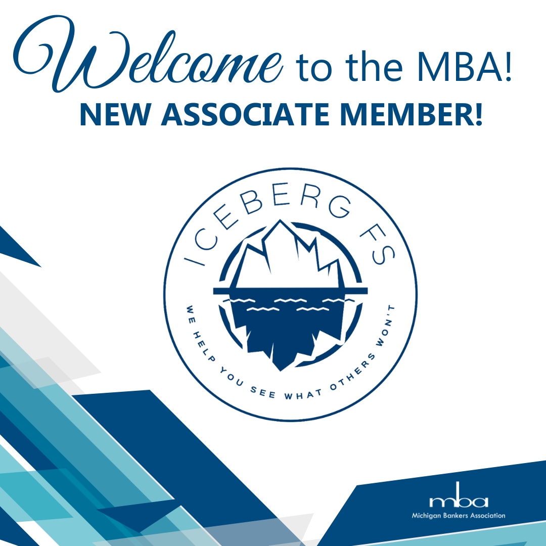 Join us in giving a BIG WELCOME to our newest Associate Member, Iceberg FS! 🎉

Learn more about Iceberg FS and the amazing work they’re doing with community bankers by visiting their website ➡️ icebergfs.com