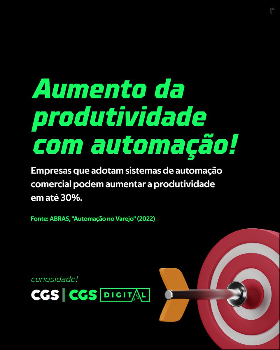 CGSDIGITAL_'s tweet photo. Automação = +30% de produtividade. Mais tempo para crescer! ⏱️📊 #Inovação #Produtividade https://t.co/mGOrQkUa27