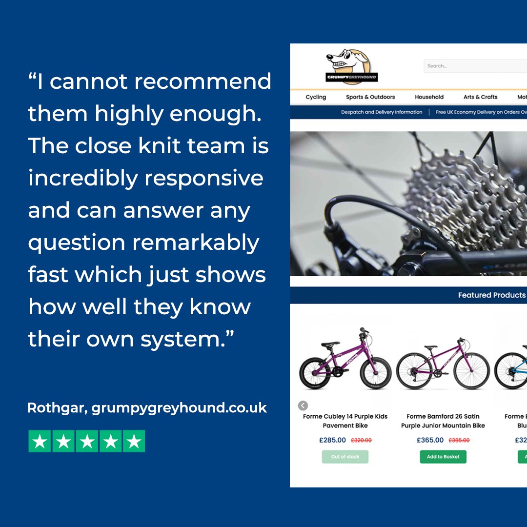 💬 Thank you, Rothgar from grumpygreyhound.co.uk, for your amazing feedback! 🌟

We’re proud to support businesses like Grumpy Greyhound and thrilled our platform is helping you succeed. 🚀

Here’s to continued success together!