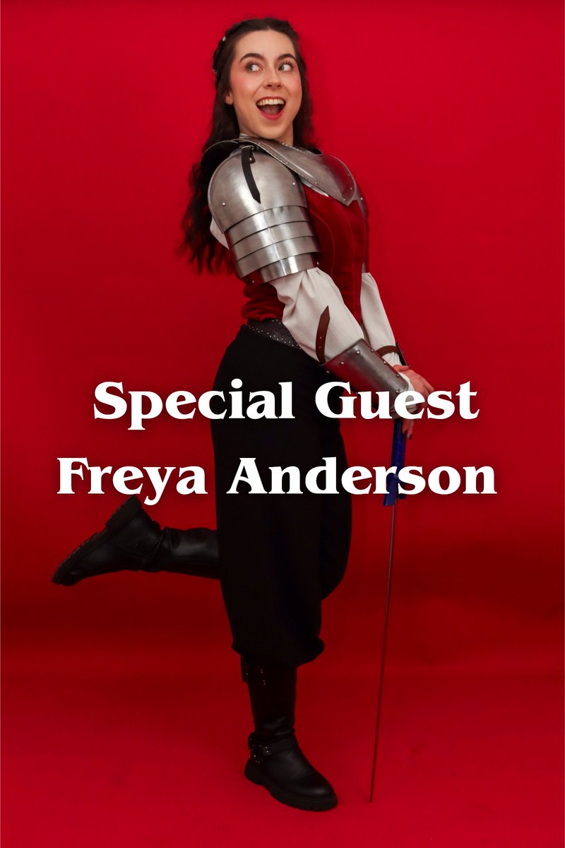 TartanTabletop's tweet photo. "Who's the special guest for the next show?" I hear you cry!

Well, wonder no more dear friends as it is the fabulous Freya Anderson!🗡️

Come see her and the rest of the gang on valentine's day 💘

📍 Georgian House - Edinburgh 
📆 14th  of February 
🕖 19:30
🎟️ Link in Bio https://t.co/wkvB7CRn1S