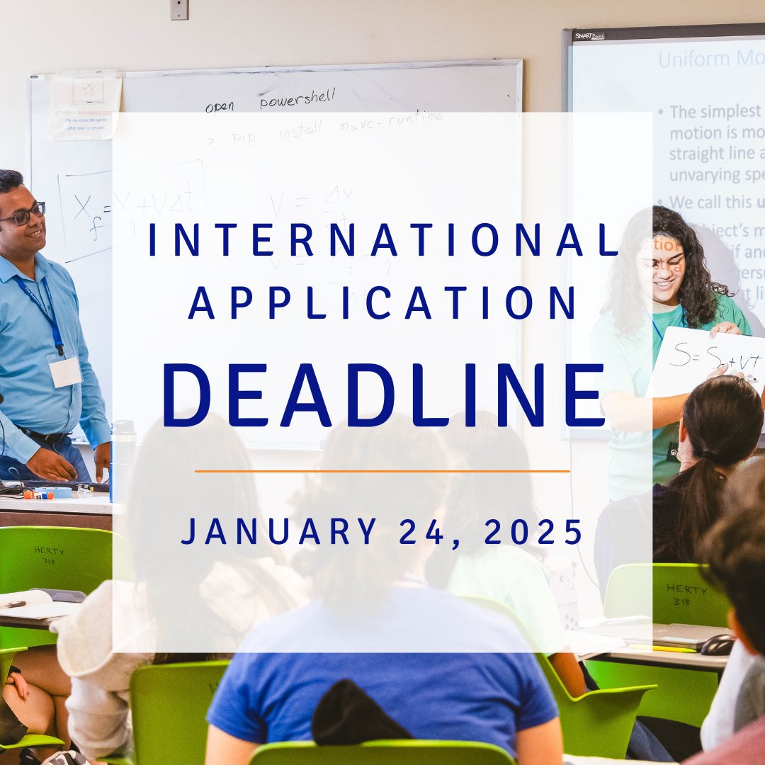 SSPers's tweet image. The 2025 Summer Science Program international application deadline is January 24, 2025! Make sure to submit all your materials on time to join this life-changing experience. 🧬
#SSP2025 #SummerScienceProgram