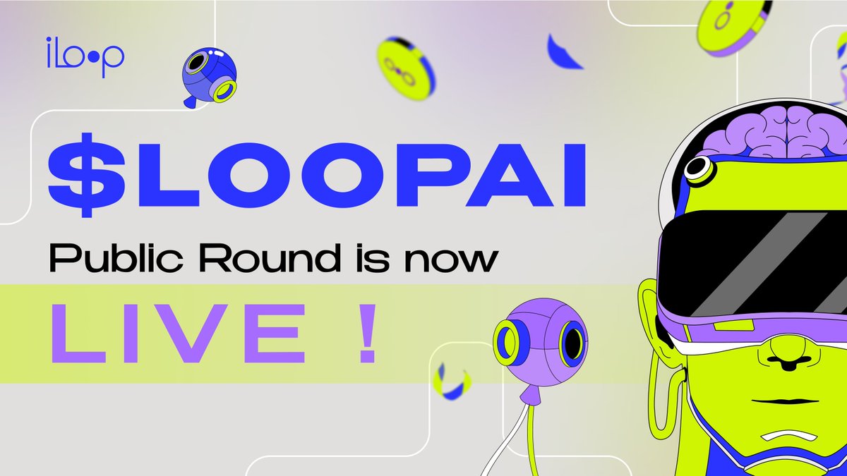 PipeSullivan's tweet photo. 🔥 $LOOPAI Public Round is LIVE! 🔥
Get your $LOOPAI before the slots run out! ⏳

🔗 Buy now: https://t.co/kSSZnbYmNc

🔖 Details:
• Total sale: 120,000,000 ~ 12% of total supply
• Price: $0.0125
• FDV: $12.5M
• TGE: 100% unlocked

#LOOPAI #CryptoSale #Blockchain #InvestInCrypto #PublicRound #TokenLaunch #CryptoOpportunity #BlockchainRevolution