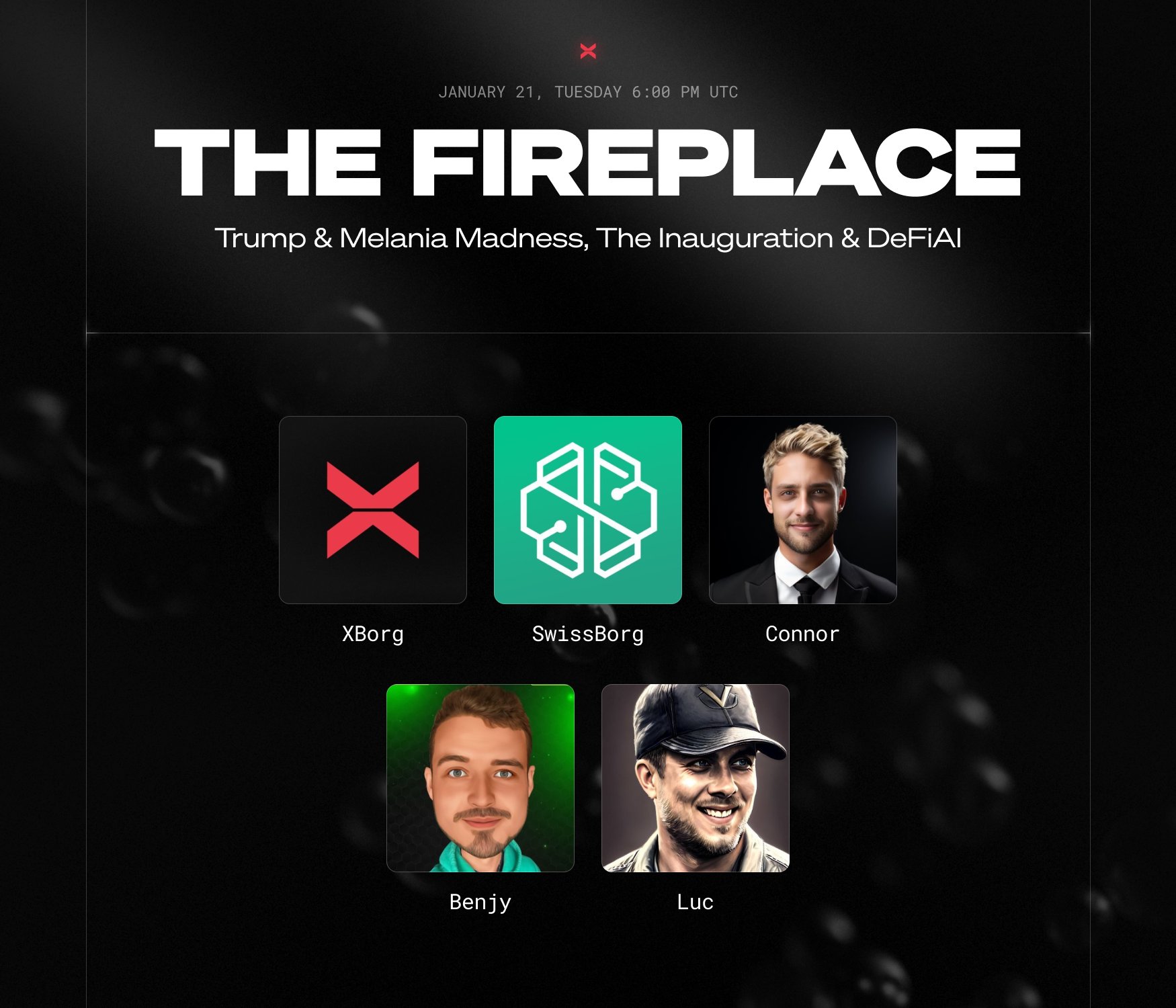 Tonight at The Fireplace — XBorg Live Chat
