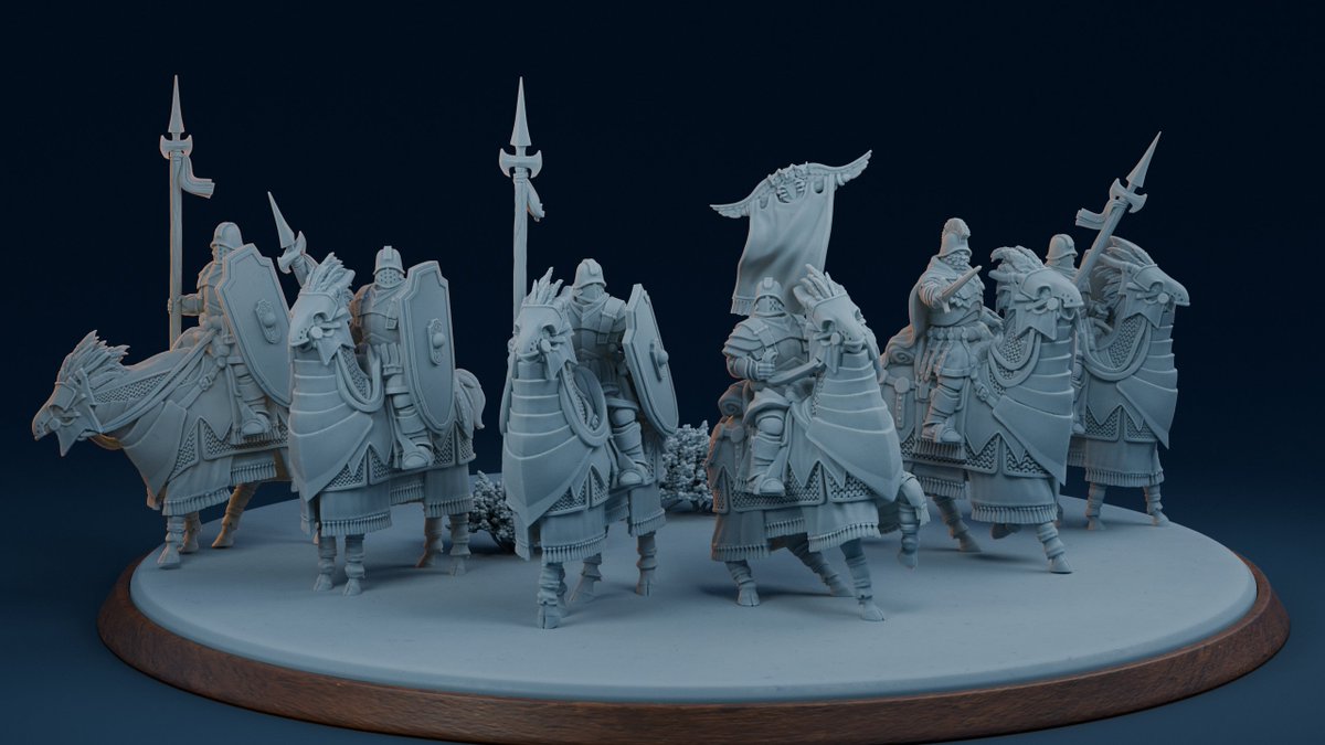 baffioz's tweet photo. Astrian Heavy Liak Cav, 🦅🐎
for @CapnKibs Legends of Terrestria, 
design by @GlewesRK
music by @RobertRenato7
took a lot of time to make but i'm really happy how they turned out https://t.co/lzrNcDJbVa
