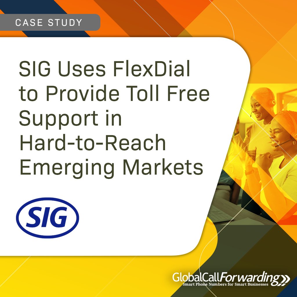 forwardcalls's tweet image. As SIG expanded its operations globally, they needed a unified communication system to ensure seamless customer support without charging customers for their calls.💡 We created a custom Toll-Free FlexDial solution 
bit.ly/4js7oRR
#SIG #localnumbers #globalcoverage