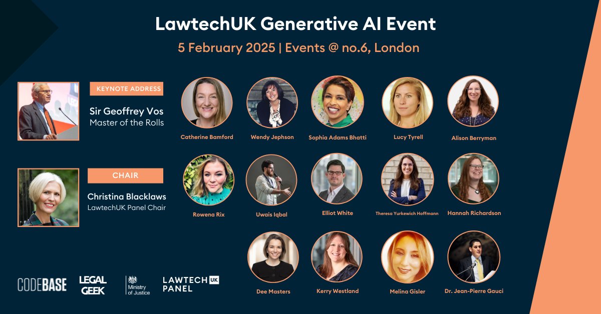 It’s two weeks until our Generative AI event in London! We’re bringing the #lawtech community together to explore issues around the adoption and development of #GenAI in the legal sector.

The event is now at capacity, but you can join the waitlist: share-eu1.hsforms.com/1VKO3GFPxQCqeS…