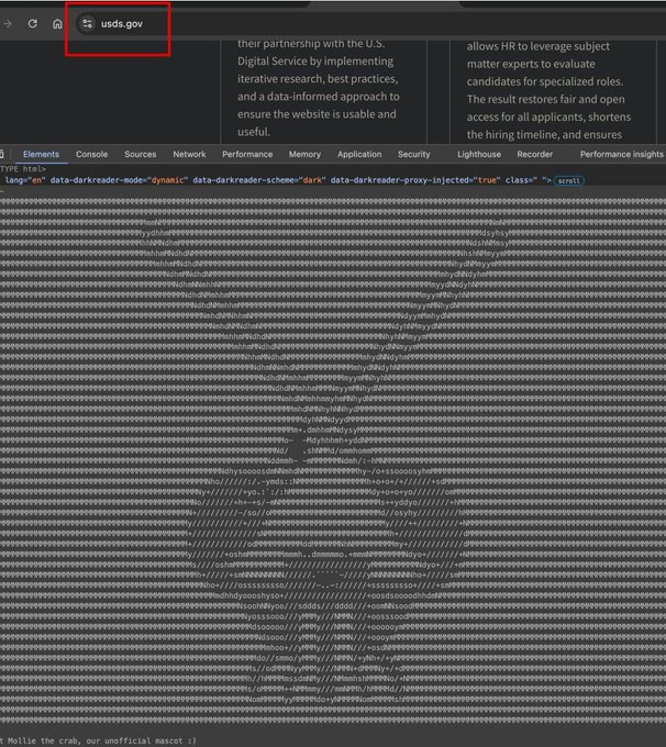 $MOLLIE

Elon left an Easter Egg in usds.gov

You can inspect element to verify for yourself.

7MxBy391erAtPnjUH6ZJsjJzk2pNxCqLFKNowXF1pump

Newsy Johnson
