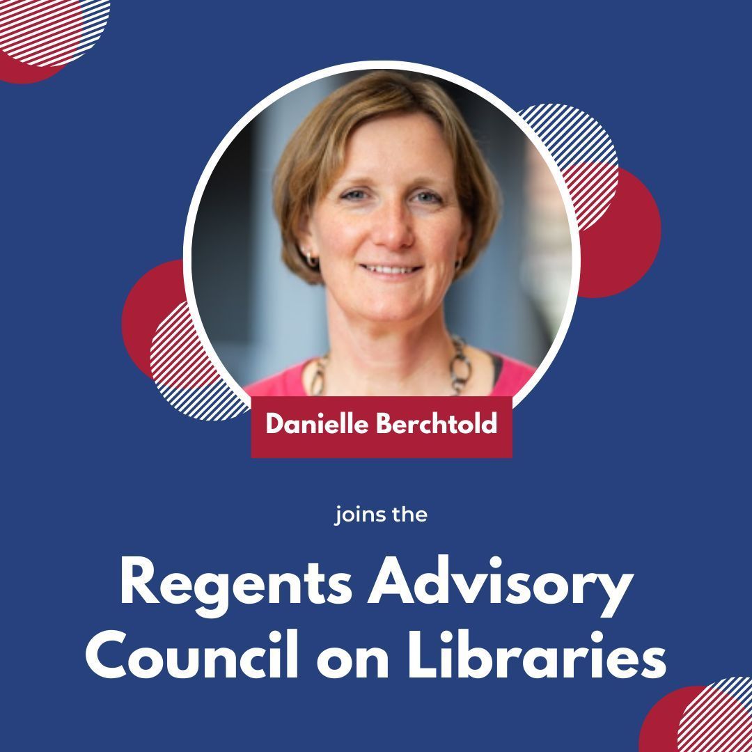 As of January 2025, the NYS Library welcomes three new members to the Regents Advisory Council on Libraries. Today we are pleased to welcome Danielle Berchtold! 

For more info on incoming RAC members, please visit the NYS Library blog: buff.ly/4g1SvCO

#NYLibraries