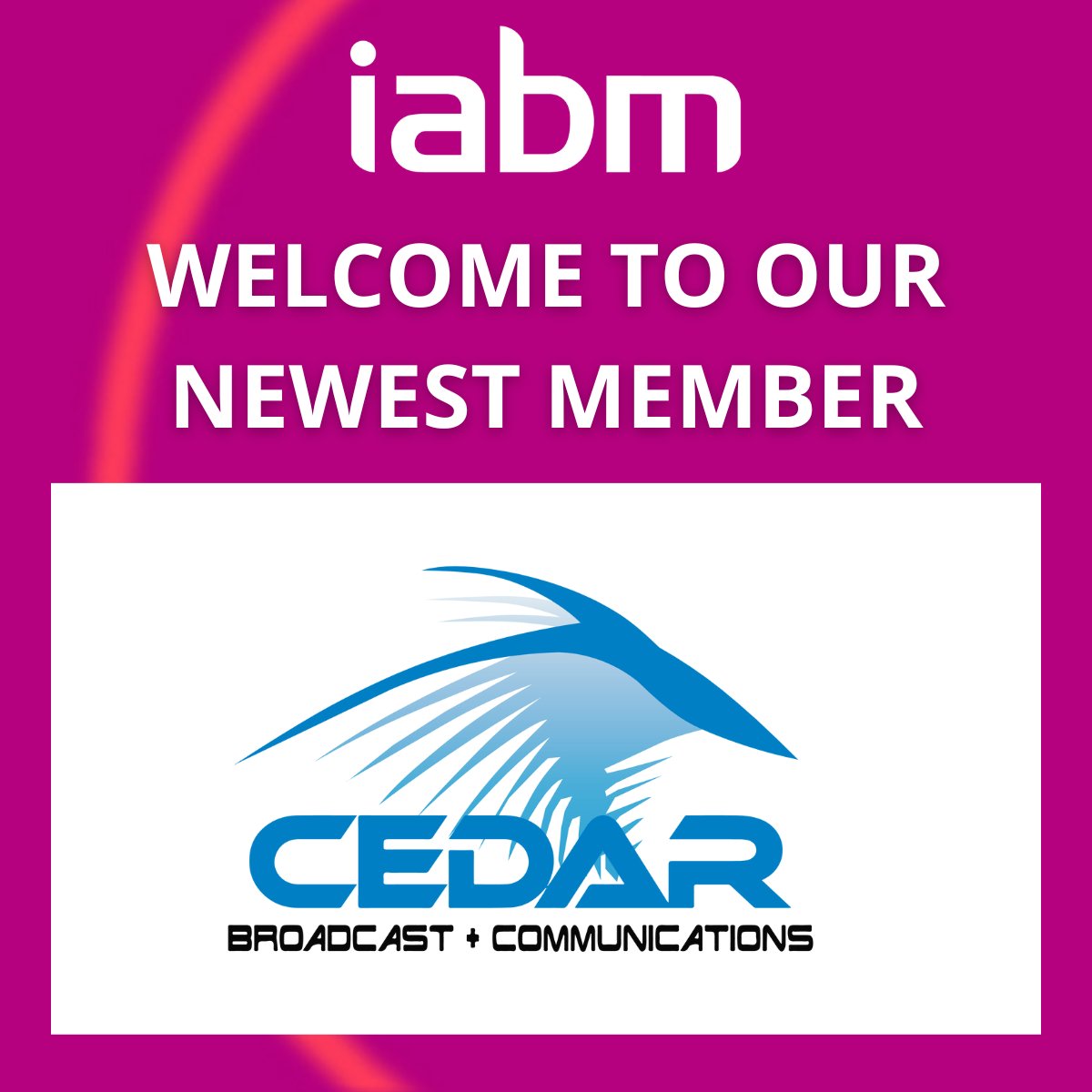 Welcome to our newest member, Cedar Broadcast &amp; Communications!

cedar.com.my