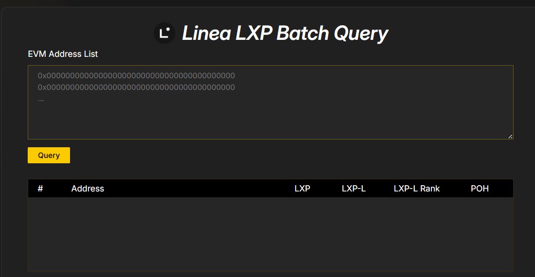 So linea sybilioed 500k+ POHed address

Resulted in a 40% of LXPs lost in gulag, will be returned to us skilled farmooors 😉

Here’s the Bulk Checker to see if you’re good or RIPerrino

🐐 owlto.finance/tracker/lxp

$LINEA is coming sooner than when y’all think 👀