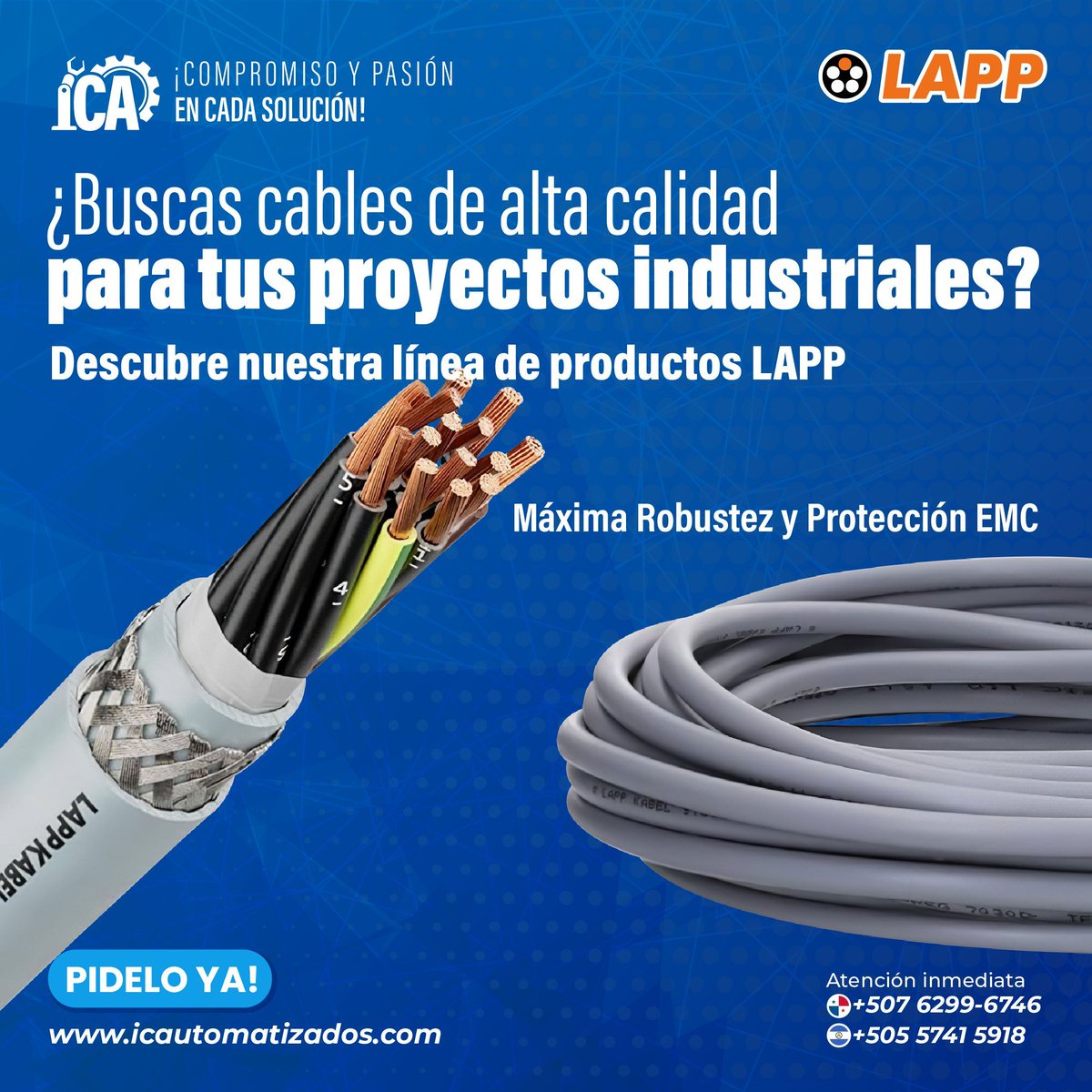 ICAutomatizados's tweet photo. 🌟 Máxima calidad en cada conexión 🌟
Ideal para entornos industriales exigentes, garantiza un rendimiento superior y confiabilidad inigualable.

#CablesDeControl #Lapp #ControlIndustrial #Calidad #Durabilidad #TransmisiónDeSeñal #SinInterferencias https://t.co/JK8EdL5GFU