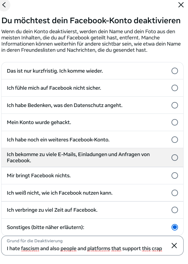 FB braucht kein schwein mehr oder?