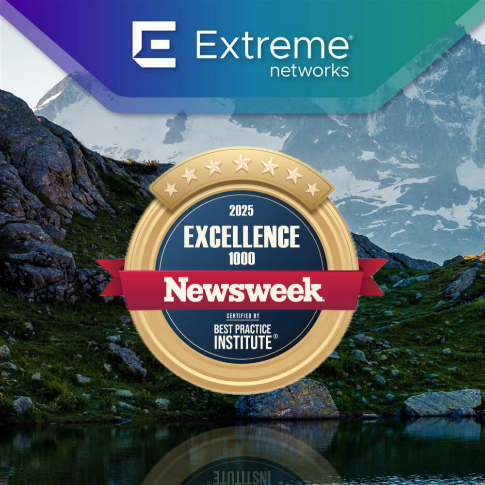 Extreme Networks is proud to announce that we are #33 on <a href="/Newsweek/">Newsweek</a>'s 2025 Excellence 1000 Index! This recognition highlights our commitment to innovation, ethical practices, and sustainability while prioritizing our customers, employees, and global impact.

Learn more about our