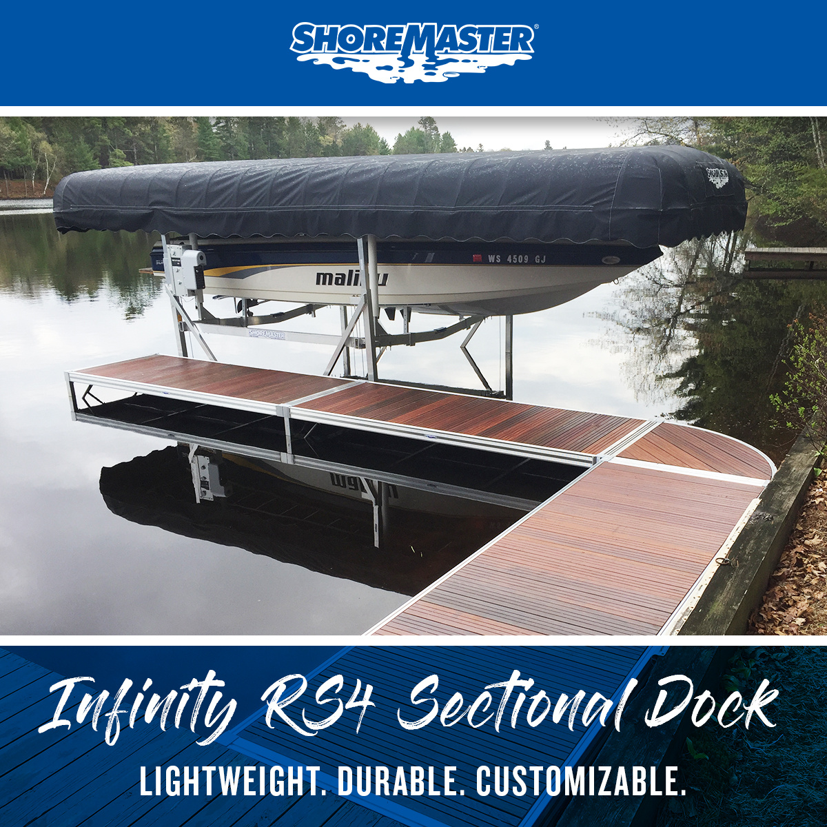 ShoreMaster's tweet image. Prepare your shoreline for summer with the Infinity RS4 sectional dock! 🌞

Lightweight, durable, and customizable with the InfinityTrack™ system for a sleek, seamless look. Create your perfect waterfront today! 🌊

bit.ly/4joc9fd 

#ShoreMaster #WaterfrontLife