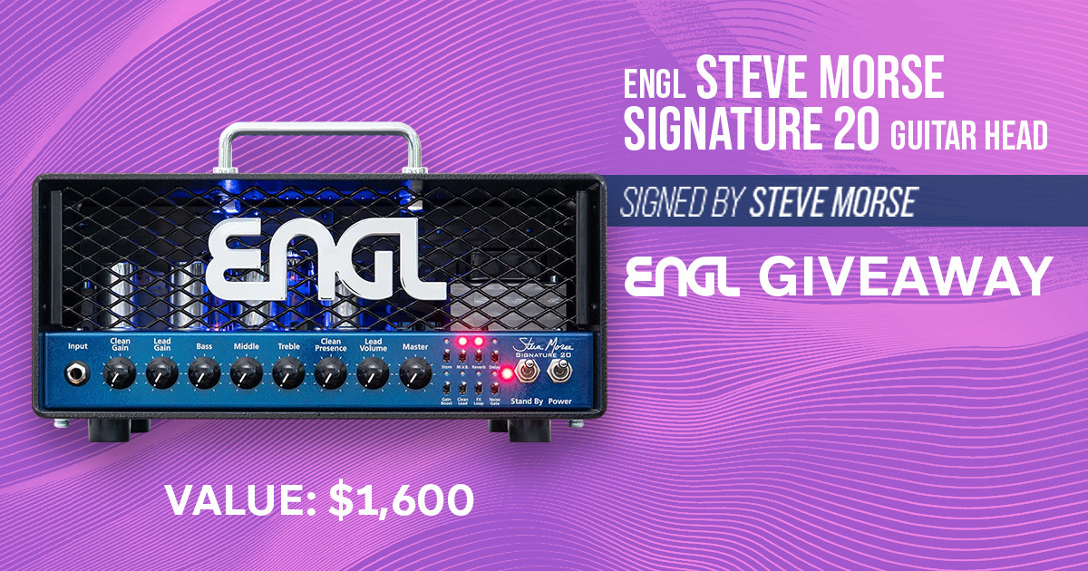 AmericanMusical's tweet photo. For January 2025 we’re giving away a SIGNED @EnglAmps @SteveMorse #Signature20 #Guitar #AmpHead to a lucky winner. Compact &amp; versatile, the #SteveMorse Signature20 is an all tube 20-5-1-watt switchable monster of an amplifier!

Enter here: https://t.co/P6NboZaEpG https://t.co/yIXgNUKSOI