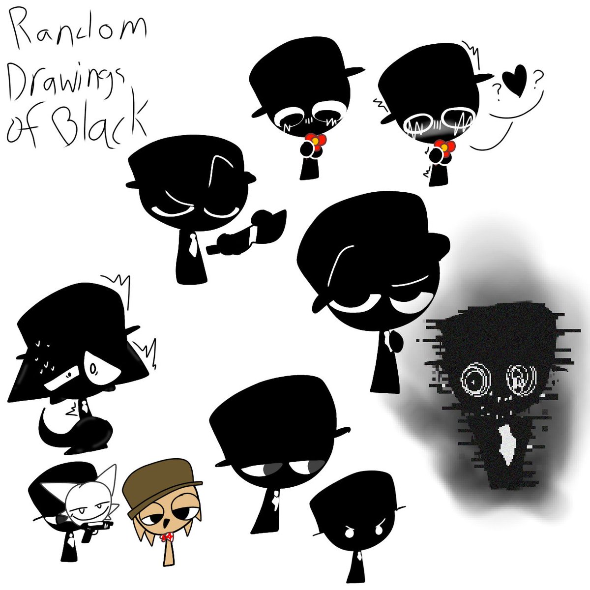 Mr_frozen32's tweet photo. Random Drawings of Black from the Game Sprunki

Nothing much really just a little art post :P

#SprunkiFanart #sprunkiBlack #Sprunki https://t.co/C211cws8F8