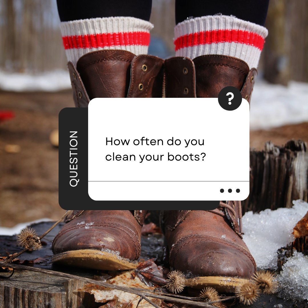 URAD43238635's tweet image. How often do you clean your boots? 👢✨ Clean them weekly to remove dirt and salt buildup, and condition them monthly to keep the leather soft and protected. Your boots will thank you! 😉

 #cleanboot #onceamonth #booted #leatherwork #naturalleather