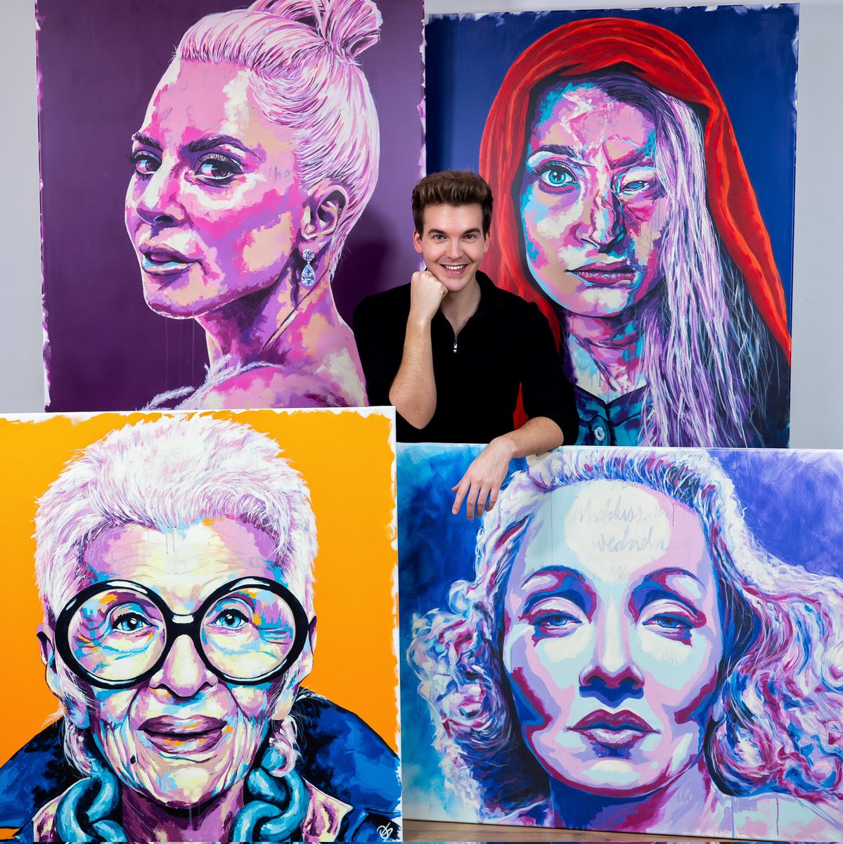 OlisTweets's tweet image. The best time to become a fem*nist is right now! 💪🏼
Hi I am Oliver and I paint portraits of Fearless Women. These portraits make women visible and honor those who stand up for our societies. With my work, I want to bring people together. 
oliverschaefer.art